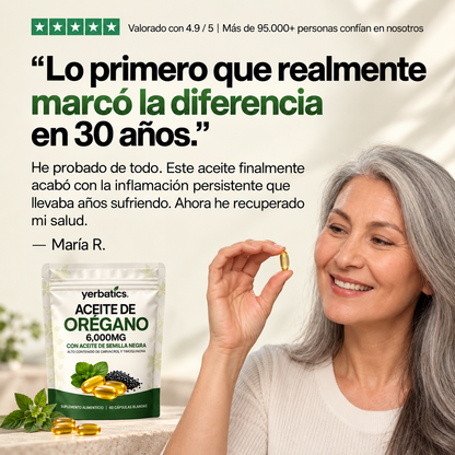 YERBATICS ACEITE DE ORÉGANO + SEMILLA NEGRA
