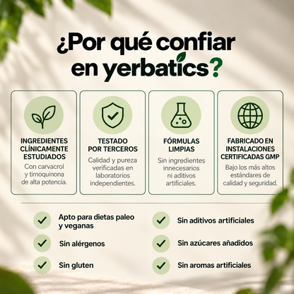 YERBATICS ACEITE DE ORÉGANO + SEMILLA NEGRA