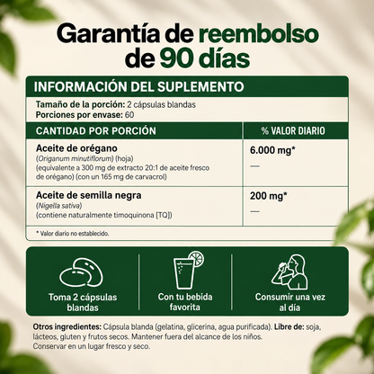 YERBATICS ACEITE DE ORÉGANO + SEMILLA NEGRA